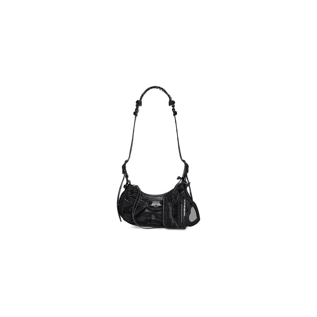 Balenciaga o1mt1gz0325 Size: OS / Le Cagole Xs Shoulder Bag Crocodile Size ONE SIZE - 1 Thumbnail