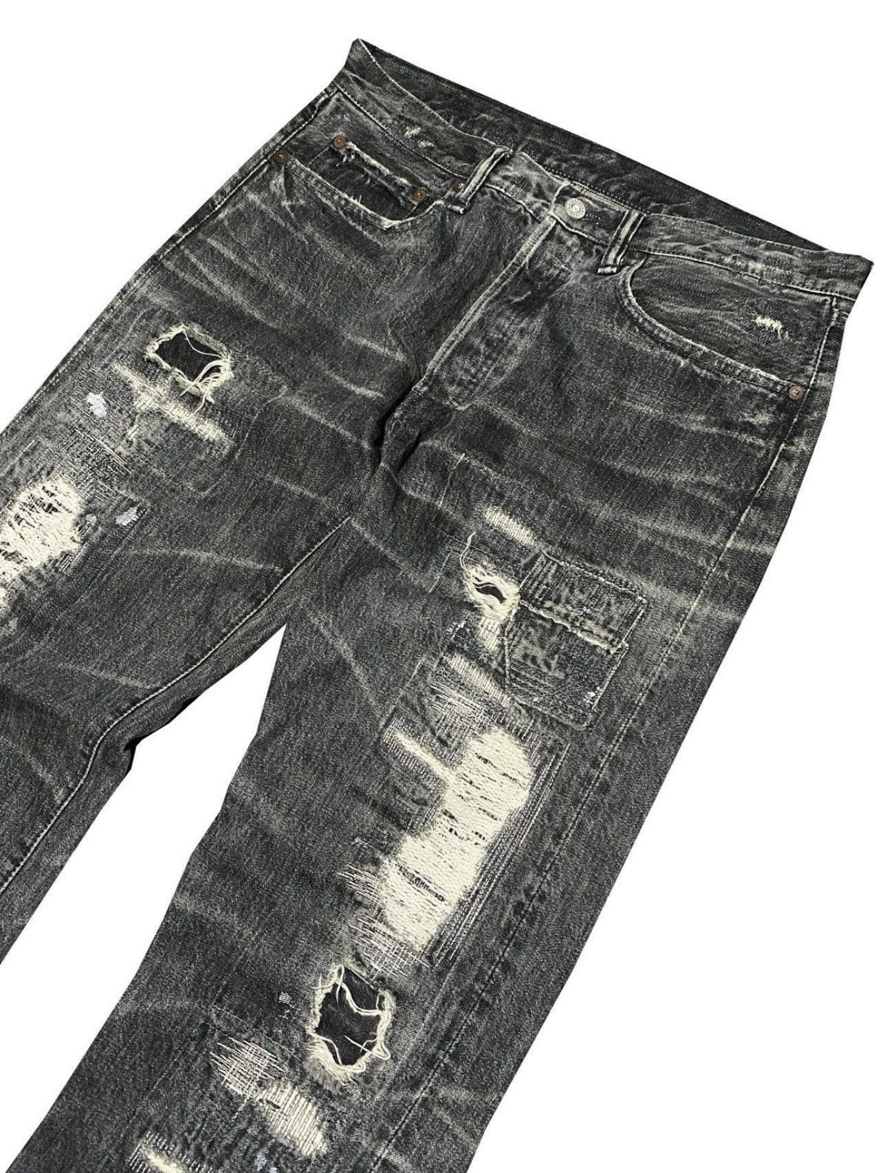 Kapital × Kapital Kountry Kapital Boro Selvedge Denim Size US 33 - 3 Thumbnail