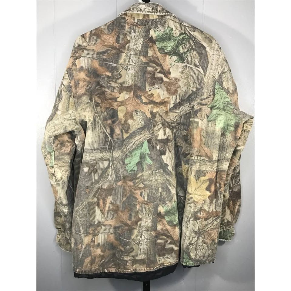 Other Vintage Codet Camo Realtree Quilted Flannel Button up Jacket Size US L / EU 52-54 / 3 - 2 Thumbnail