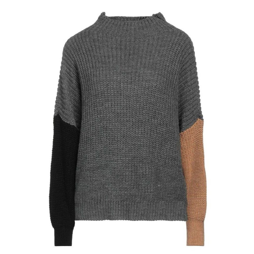 Other NWT New $262 BIANCOGHIACCIO Colorblock Wool Blend Sweater S Size M / US 6-8 / IT 42-44 - 2 Thumbnail
