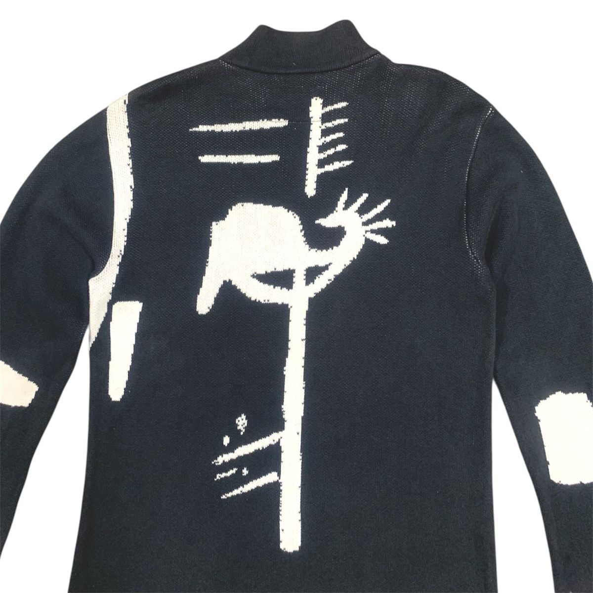 agnes b. Agnes B Homme x Laone Lopes Pull d'artiste Knit Sweater Size US S / EU 44-46 / 1 - 7 Thumbnail