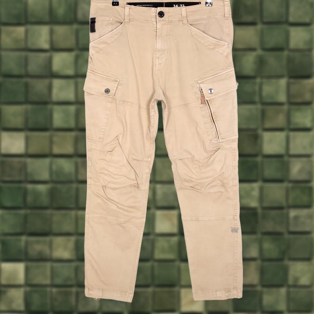 G-Star G-STAR ROXIC Men Stretch CARGO Pants Trousers STRAIGHT TAPERED Size W34 L32 Size US 34 / EU 50 - 1 Thumbnail