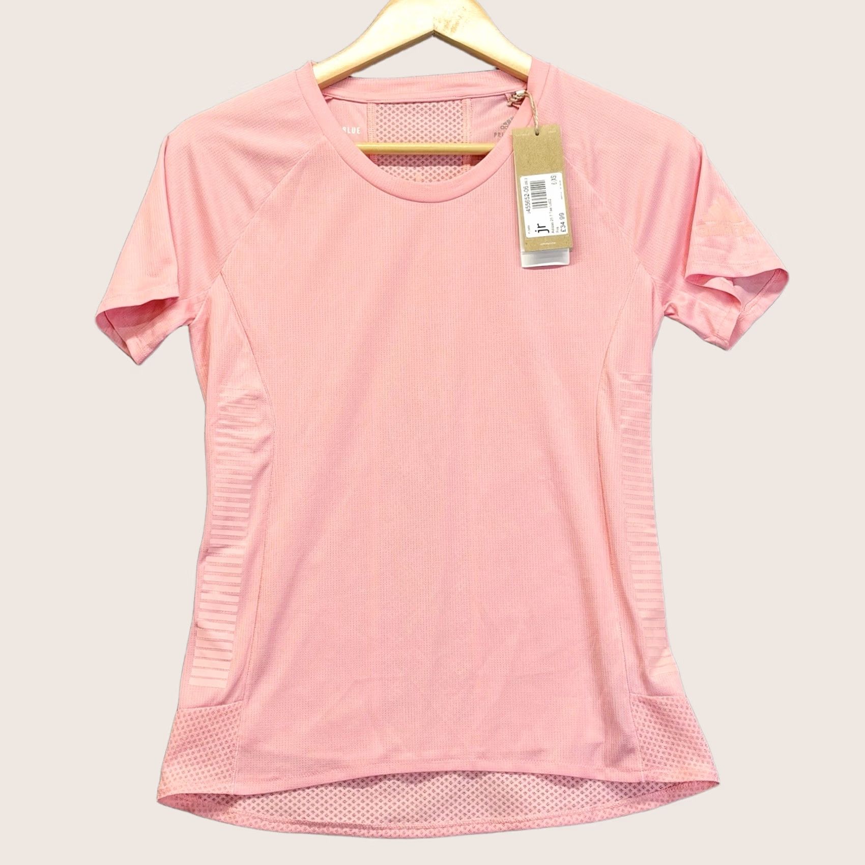 Adidas Adidas T Shirt Primeblue Pink Women’s XS New with Defects Small Pull/Snag Front & Arm Areas Ventless? Size M / US 6-8 / IT 42-44 - 1 Thumbnail