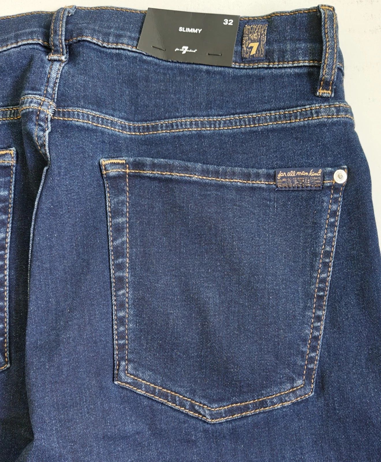 7 For All Mankind 7 For All ManKind Slimmy Rinse Men's Jeans T / 6001 Size US 32 / EU 48 - 12 Thumbnail