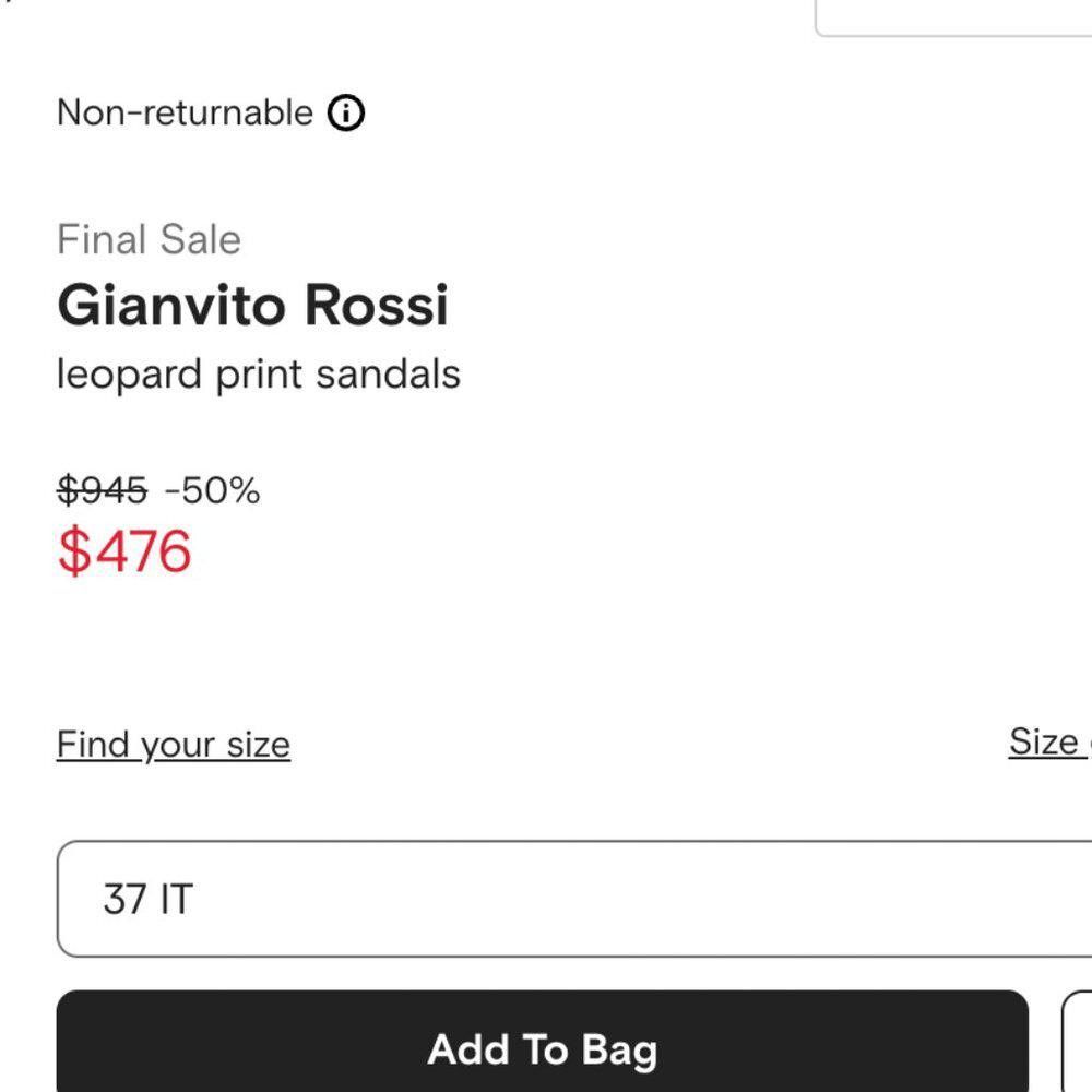 Gianvito Rossi Gianvito Rossi Leopard Print Wedge Sandals Size IT 37/US 7 Size US 7 / IT 37 - 10 Thumbnail