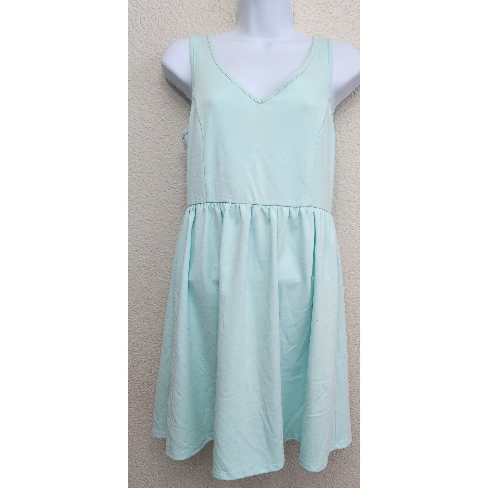 Other Altar'd State Mint Green Sleeveless V Neck Mini Dress Small Size S / US 4 / IT 40 - 1 Thumbnail