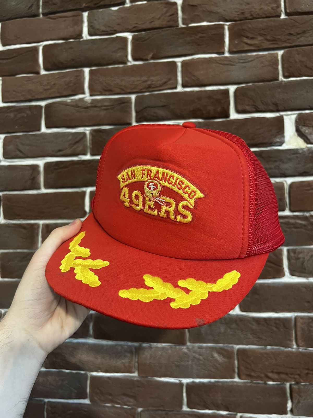 NFL Vintage 1980s San Francisco 49ers cap hats truck streetwear Size ONE SIZE - 2 Thumbnail