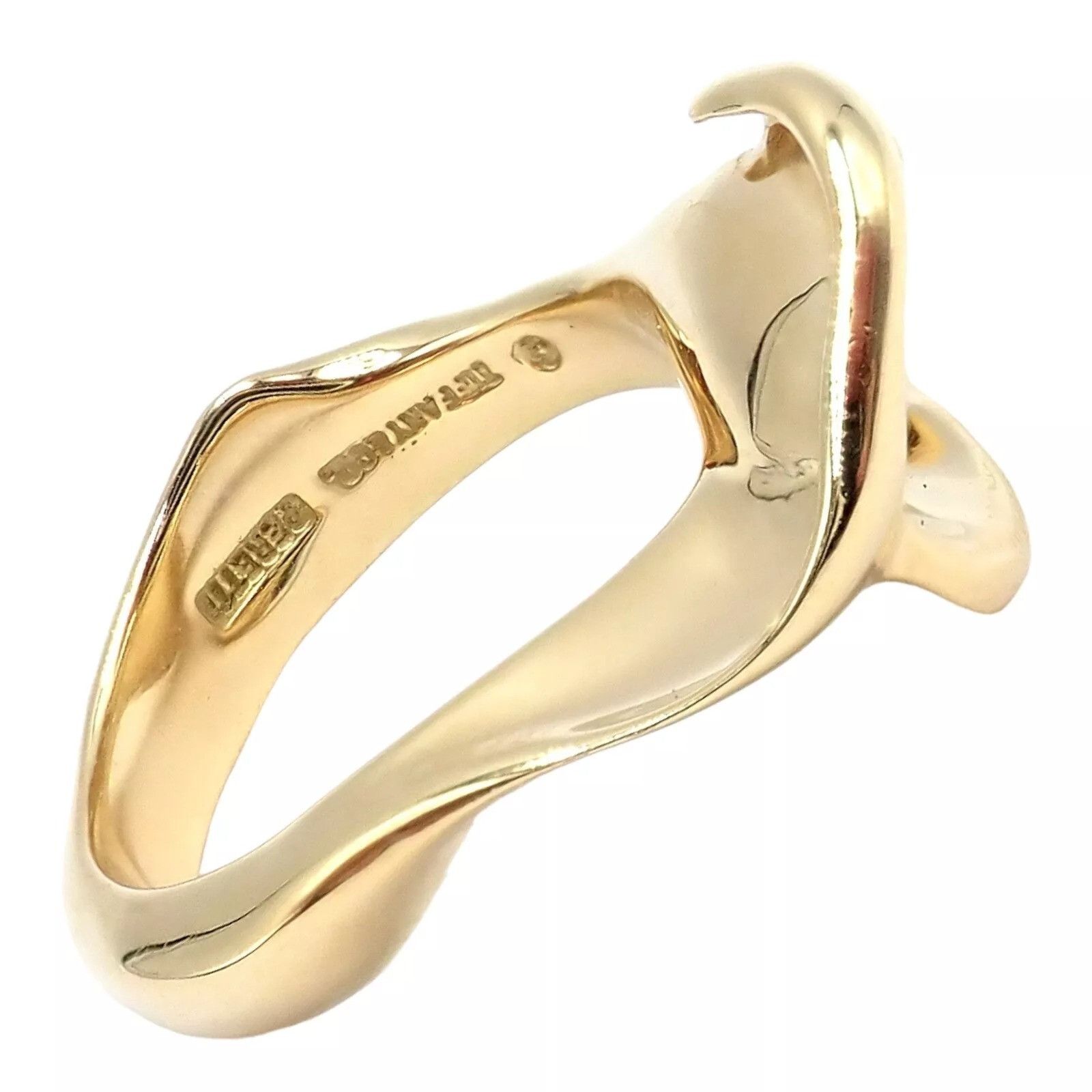 Tiffany & Co. Tiffany & Co. 18k Yellow Gold Peretti Calla Lily Ring Sz 5 Size ONE SIZE - 5 Thumbnail
