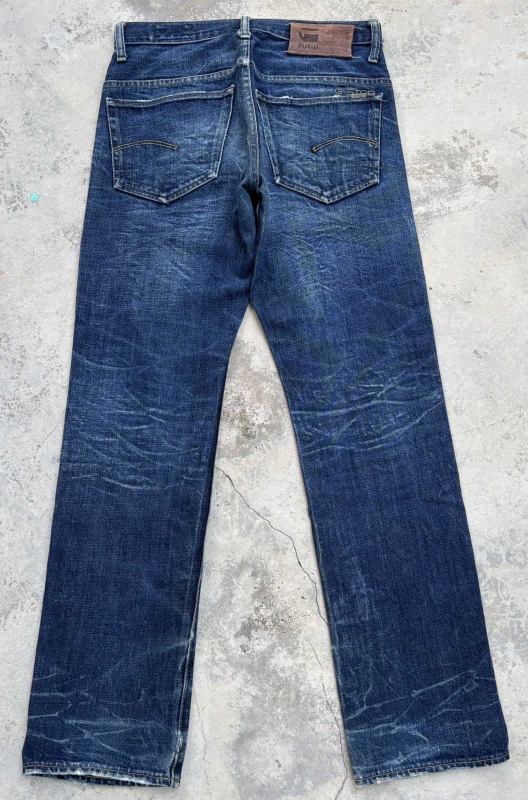 G-Star × Pharrell G-Star Raw Blue Washed Denim Jeans Size US 30 / EU 46 - 8 Thumbnail