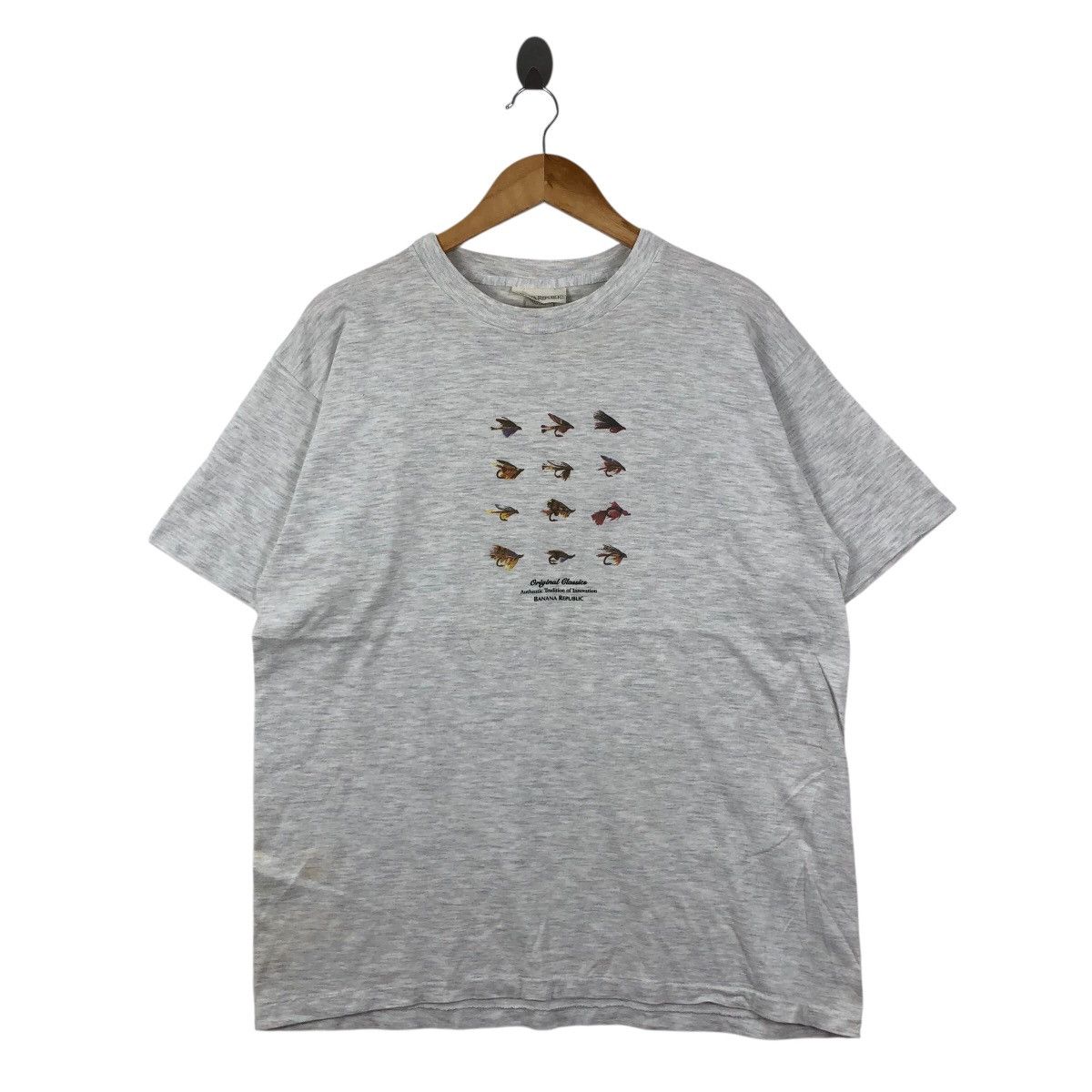 Banana Republic Vintage 90s BANANA REPUBLIC T-Shirt Fish Logo Usa Size US M / EU 48-50 / 2 - 1 Thumbnail