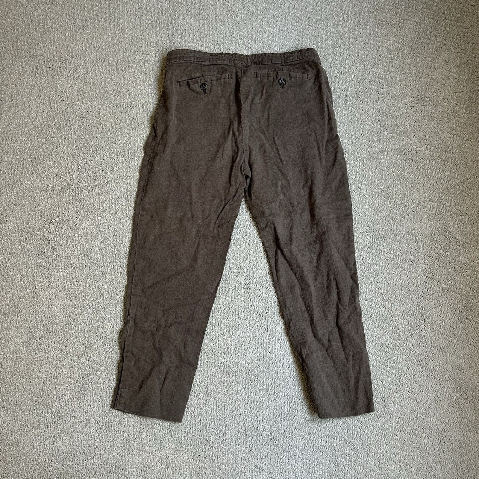 James Perse James Perse Womens Lounge Sweatpants Brown Athleisure Drawst Size 26" / US 2 / IT 38 - 5 Thumbnail