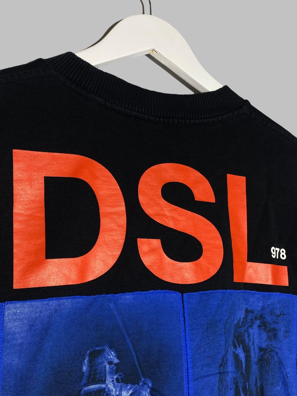 Diesel 🔥 DIESEL NOIZE RAVE SWEATSHIRT SAMURAI FUTURECORE VIBES Size US L / EU 52-54 / 3 - 4 Thumbnail