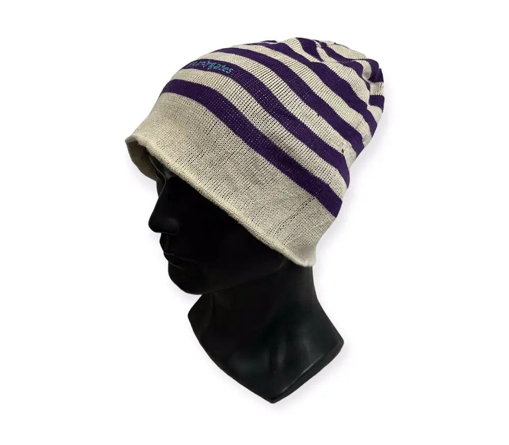 Japanese Brand Pearly Gates Stripe Design Beanie Hat Size ONE SIZE - 1 Thumbnail