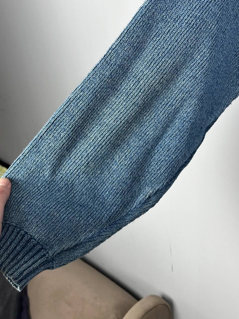 Vintage Vintage Blue Willi’s Nautical Knit Sweater Sailboat Denim Size US L / EU 52-54 / 3 - 8 Thumbnail
