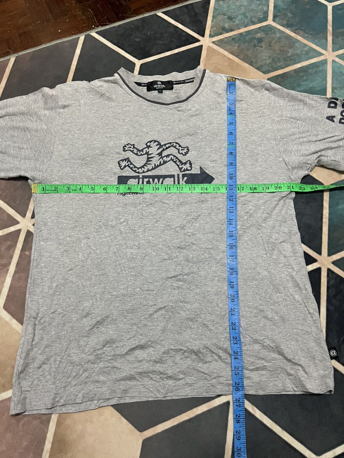 Vintage 💥Vintage 90s Airwalk A Daily Dose Of Freedom Skateboard Tee Size US L / EU 52-54 / 3 - 10 Thumbnail