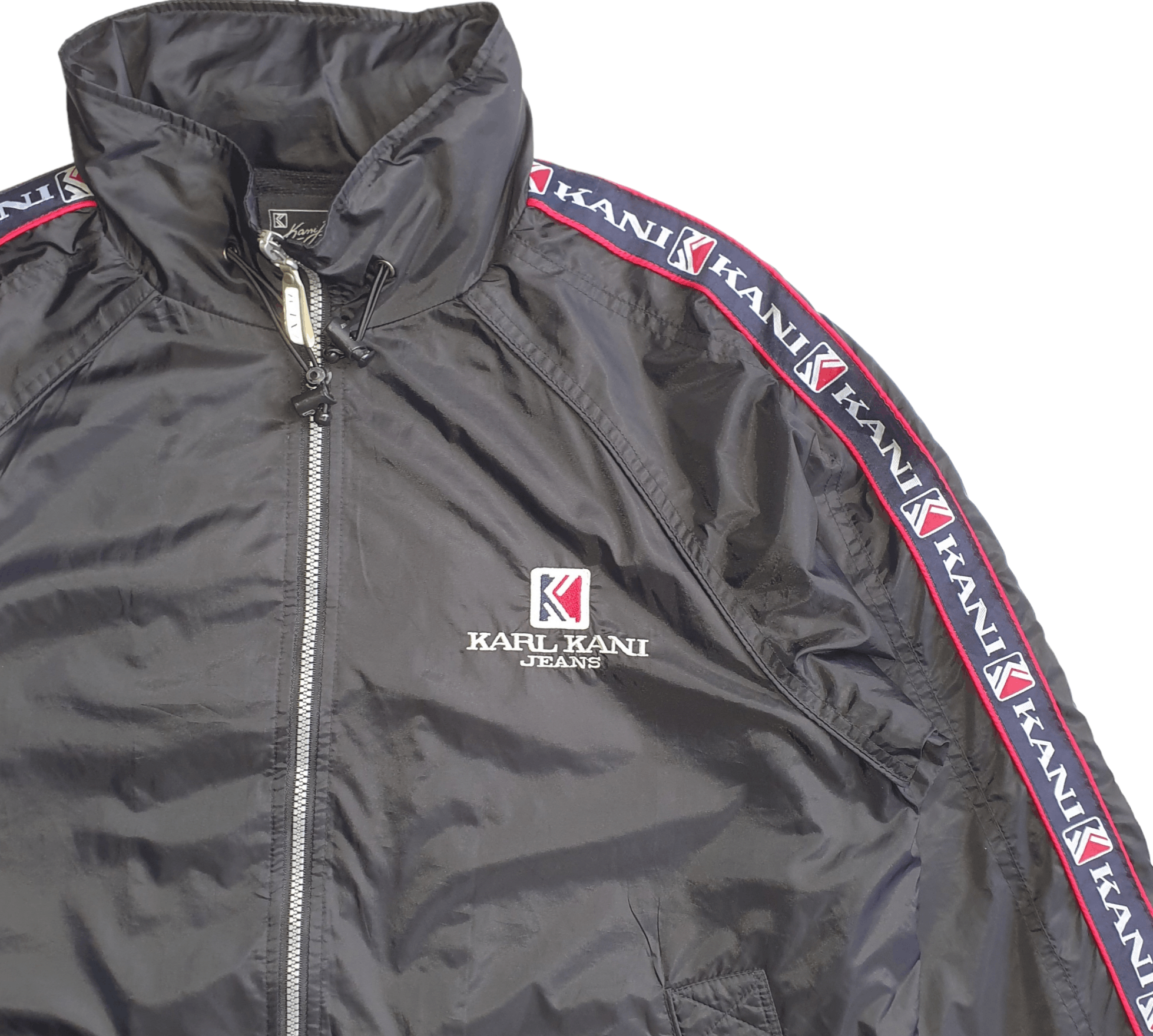 Karl Kani × Vintage Karl Kani Kani Sport windbreaker 90s Side Tape Jacket size M Size US M / EU 48-50 / 2 - 7 Thumbnail