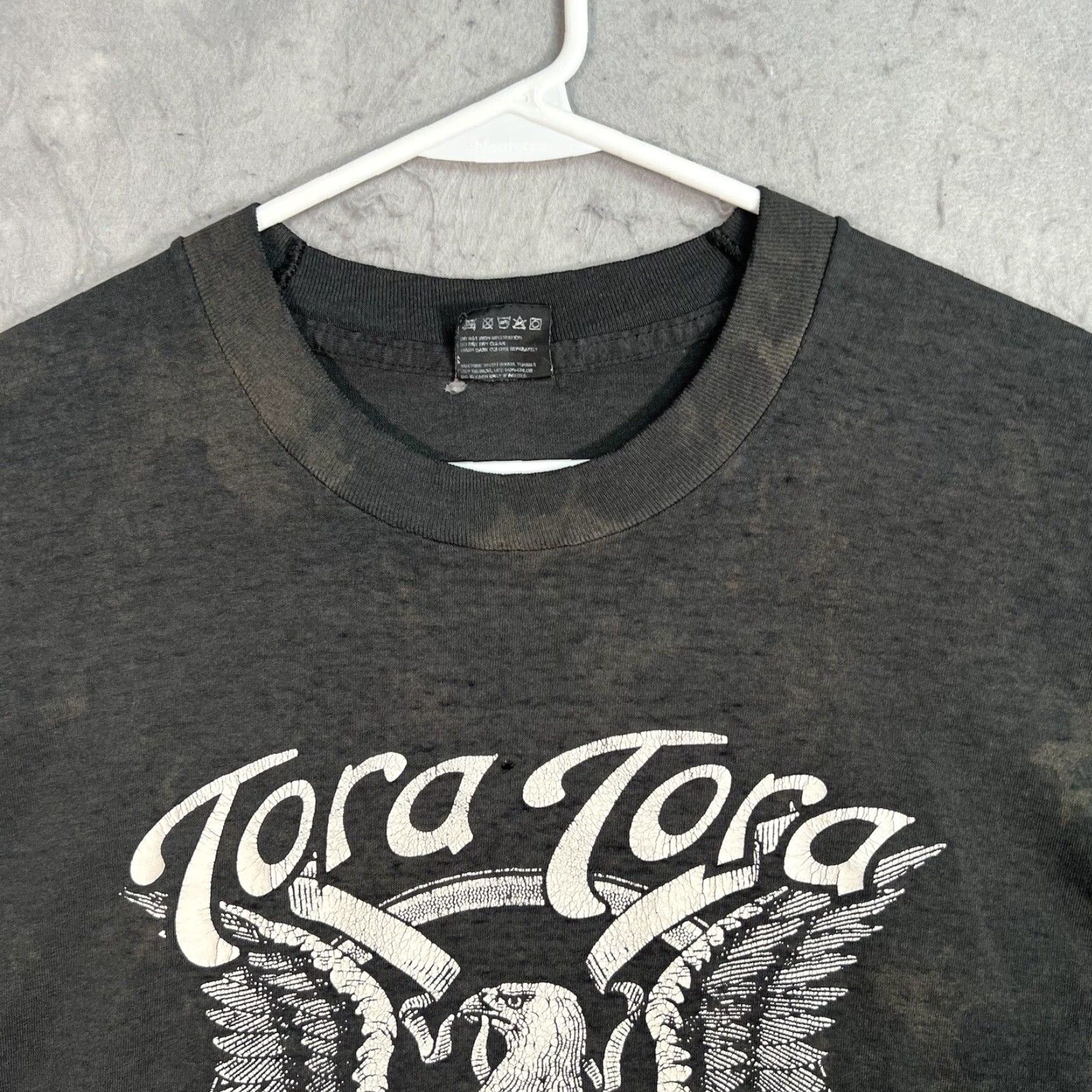 Fruit Of The Loom VINTAGE Tora Tora Wild In Memphis Again T Shirt Adult XL Black USA Made Mens Size US XL / EU 56 / 4 - 7 Thumbnail