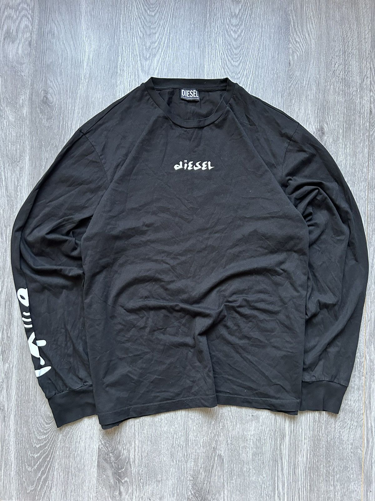 Diesel × Vintage LONG SLEEVE DIESEL 🔘 STREETWEAR 🔘 STYLE 🔘 Size US XL / EU 56 / 4 - 1 Thumbnail