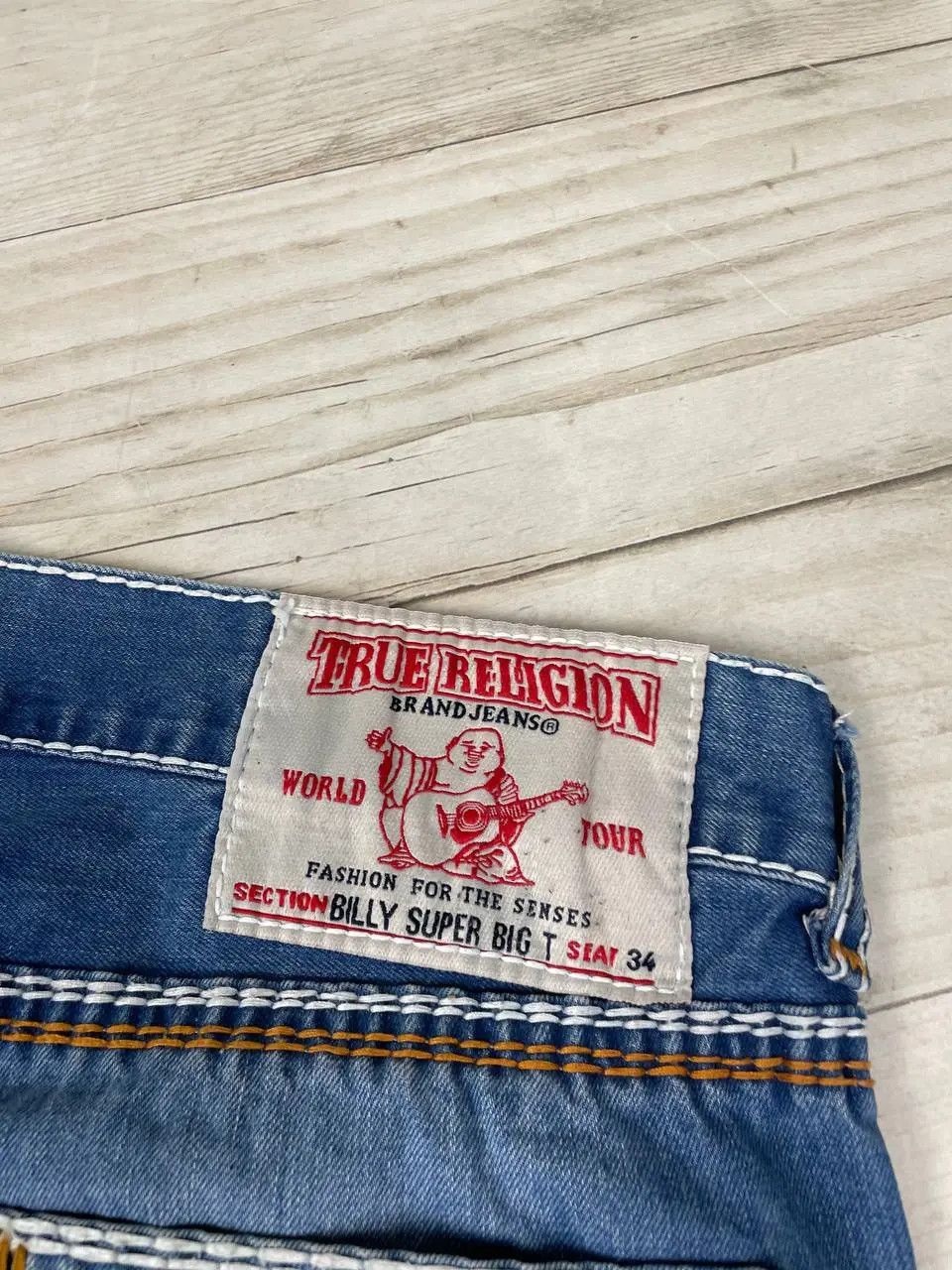 True Religion Vintage True Religion Billy Super Big T Baggy Denim Jeans Size US 40 / EU 56 - 13 Thumbnail