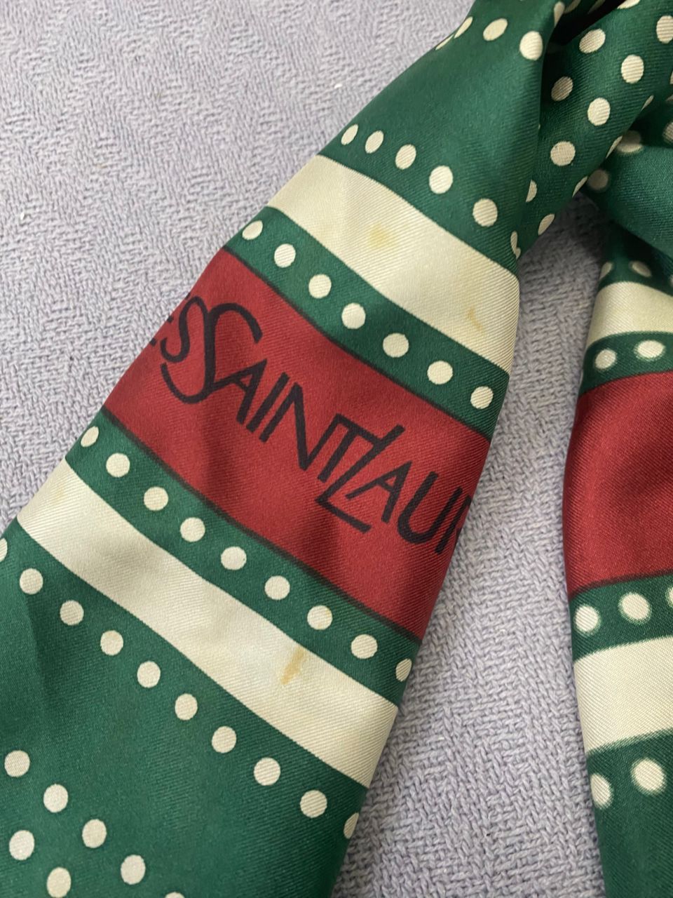 Yves Saint Laurent Vintage Yves Saint Laurent Pour Homme Scarf Size ONE SIZE - 3 Thumbnail