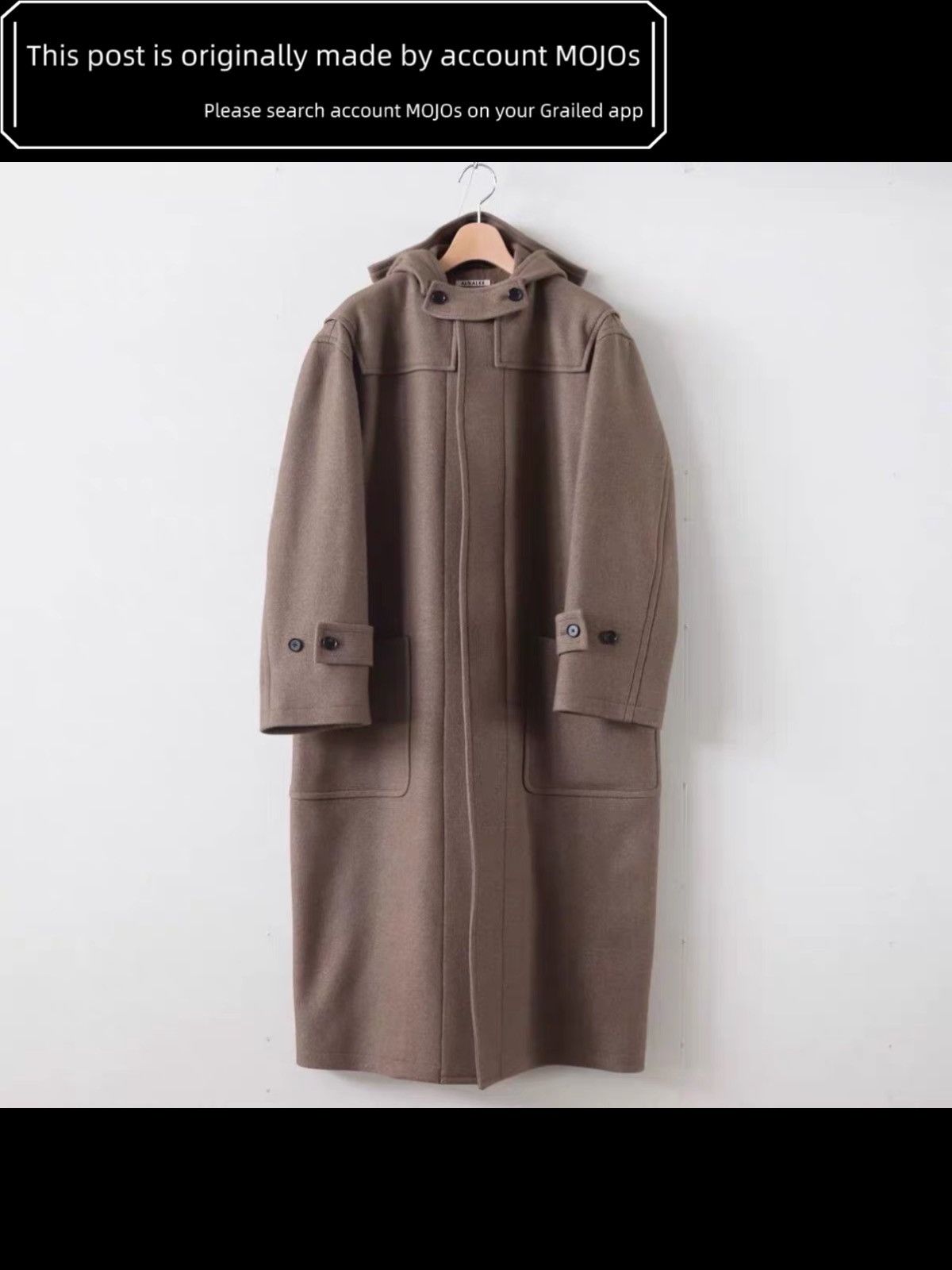 Auralee Sz 3 Auralee Mix Blend Wool Parka Coat mojos1345 Size US L / EU 52-54 / 3 - 7 Thumbnail