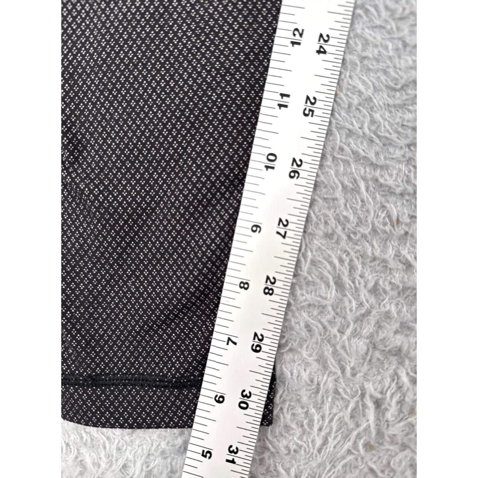 Lululemon Lululemon Wunder Under Pant Women 8 Gray Print Roll Down Diamond Dot Leggings Skinny Inseam 30 in Activewear Yoga Size 30" / US 8 / IT 44 - 7 Thumbnail