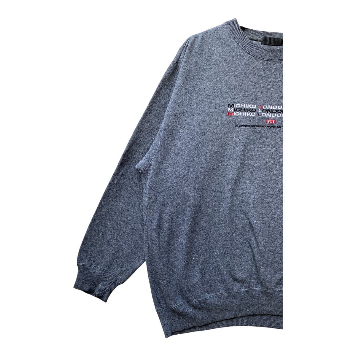 Michiko Koshino × Michiko Koshino London Japanese Brand Michiko London Sports Sweatshirt Jumper Size US L / EU 52-54 / 3 - 3 Thumbnail