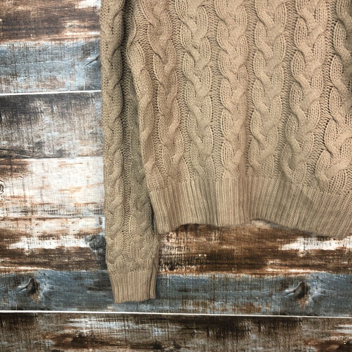 Homespun Knitwear × Japanese Brand Free Sia Brown cable Knitwear #A1882 Size S / US 4 / IT 40 - 7 Thumbnail