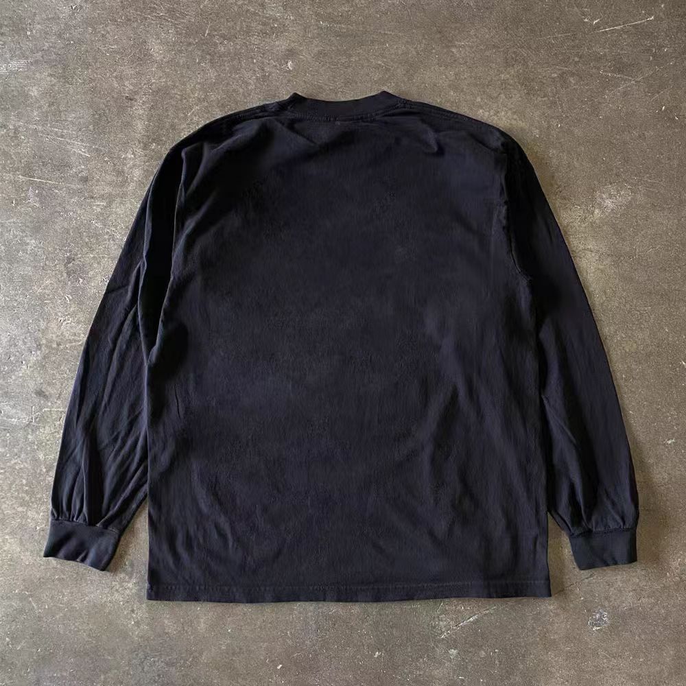 Japanese Brand Black retro tomato print long-sleeved t-shirt Size US M / EU 48-50 / 2 - 2 Thumbnail