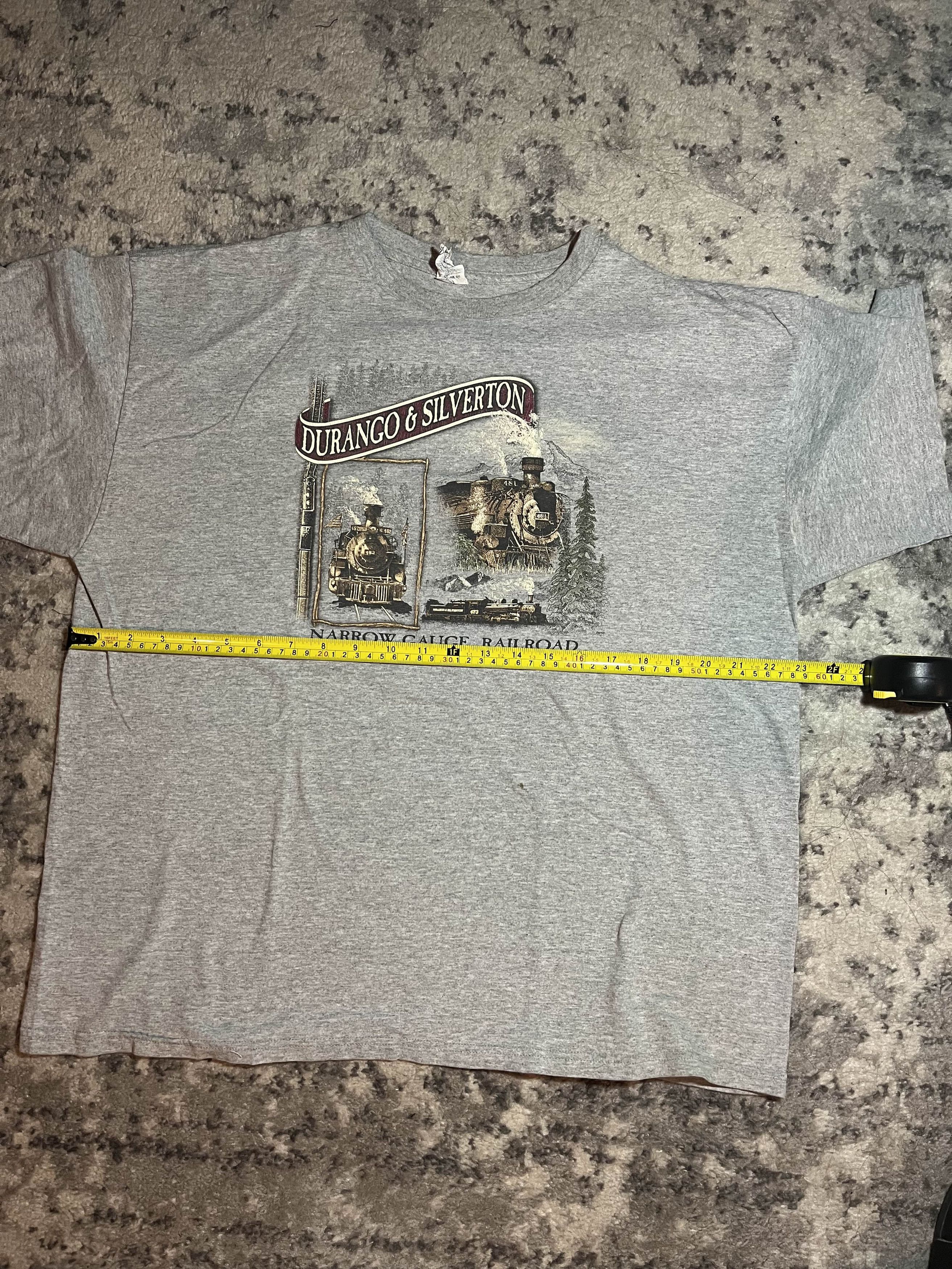 Vintage Y2K Ultra-Boxy Durango and Silverton Railroad Graphic Shirt Size US XL / EU 56 / 4 - 5 Thumbnail