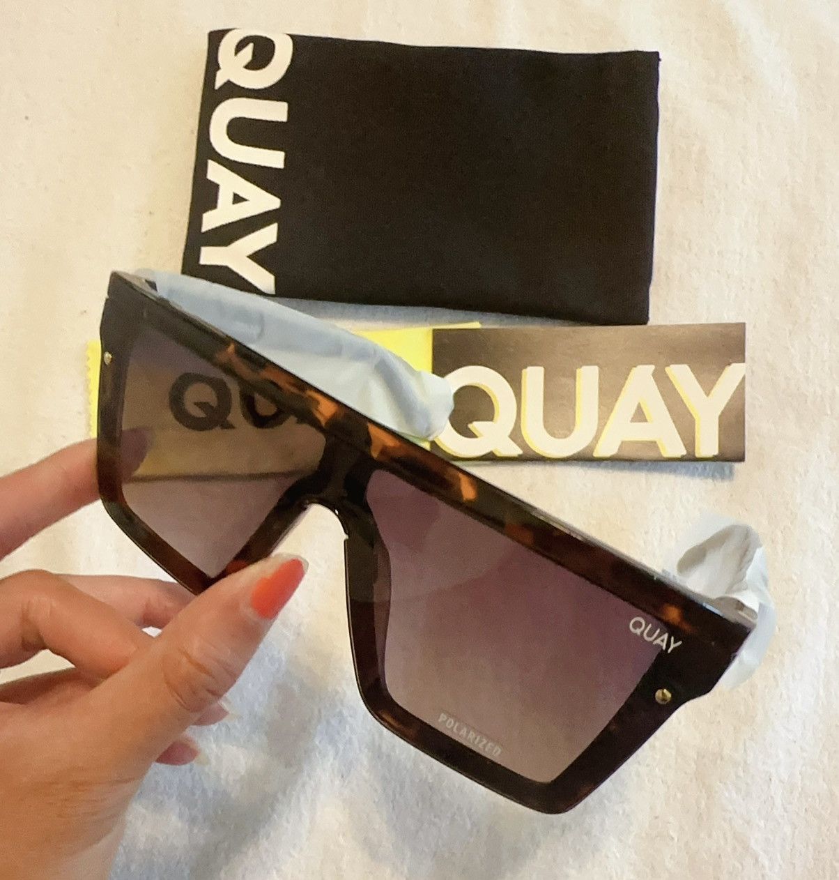 Quay Rare Quay NIGHTFALL Hindsight Tortoise Frame Brown Gradient Size ONE SIZE - 6 Thumbnail