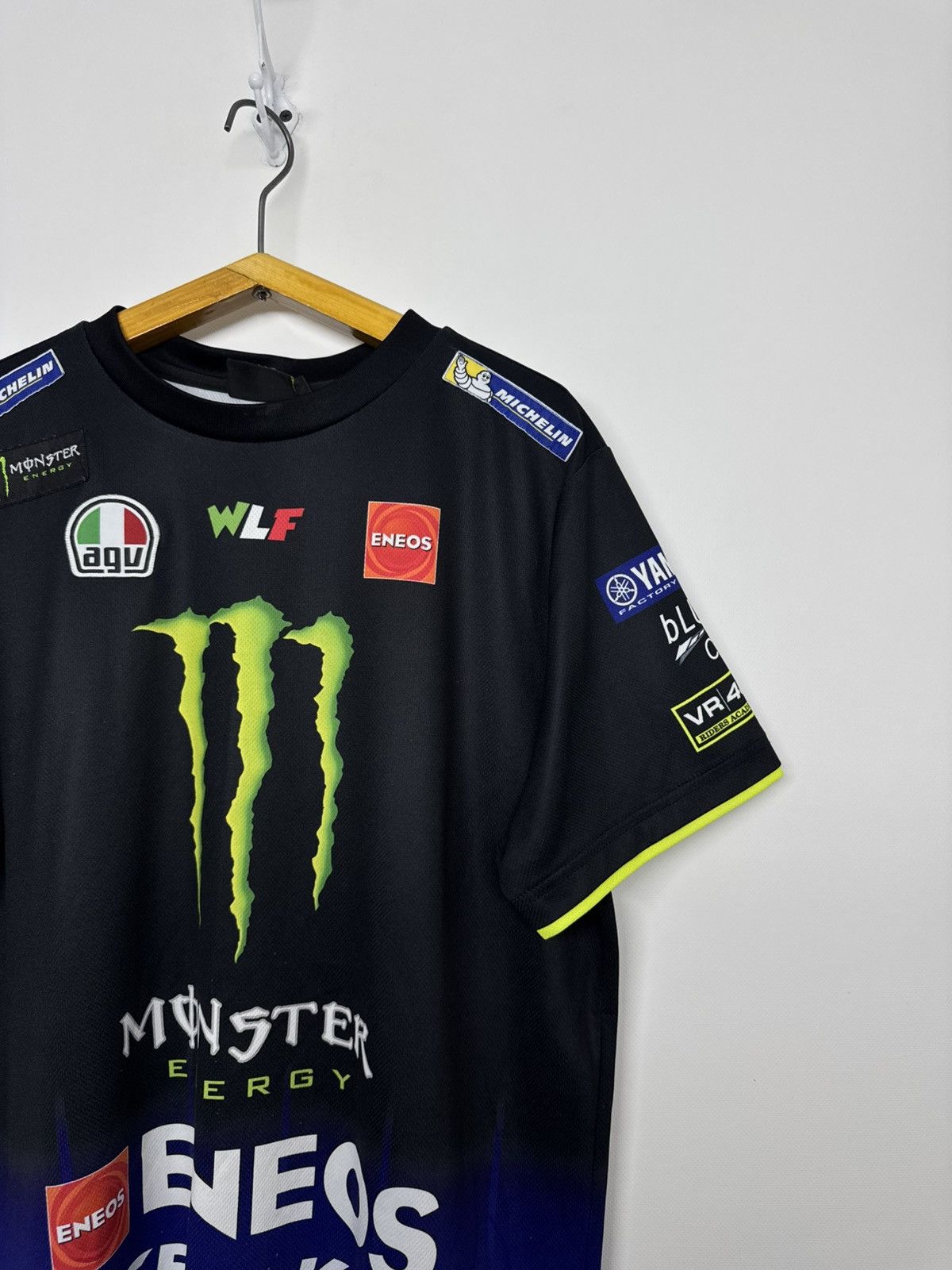 Yamaha Yamaha VR46 Vintage Monster Energy Racing Moto Jersey Size US M / EU 48-50 / 2 - 7 Thumbnail