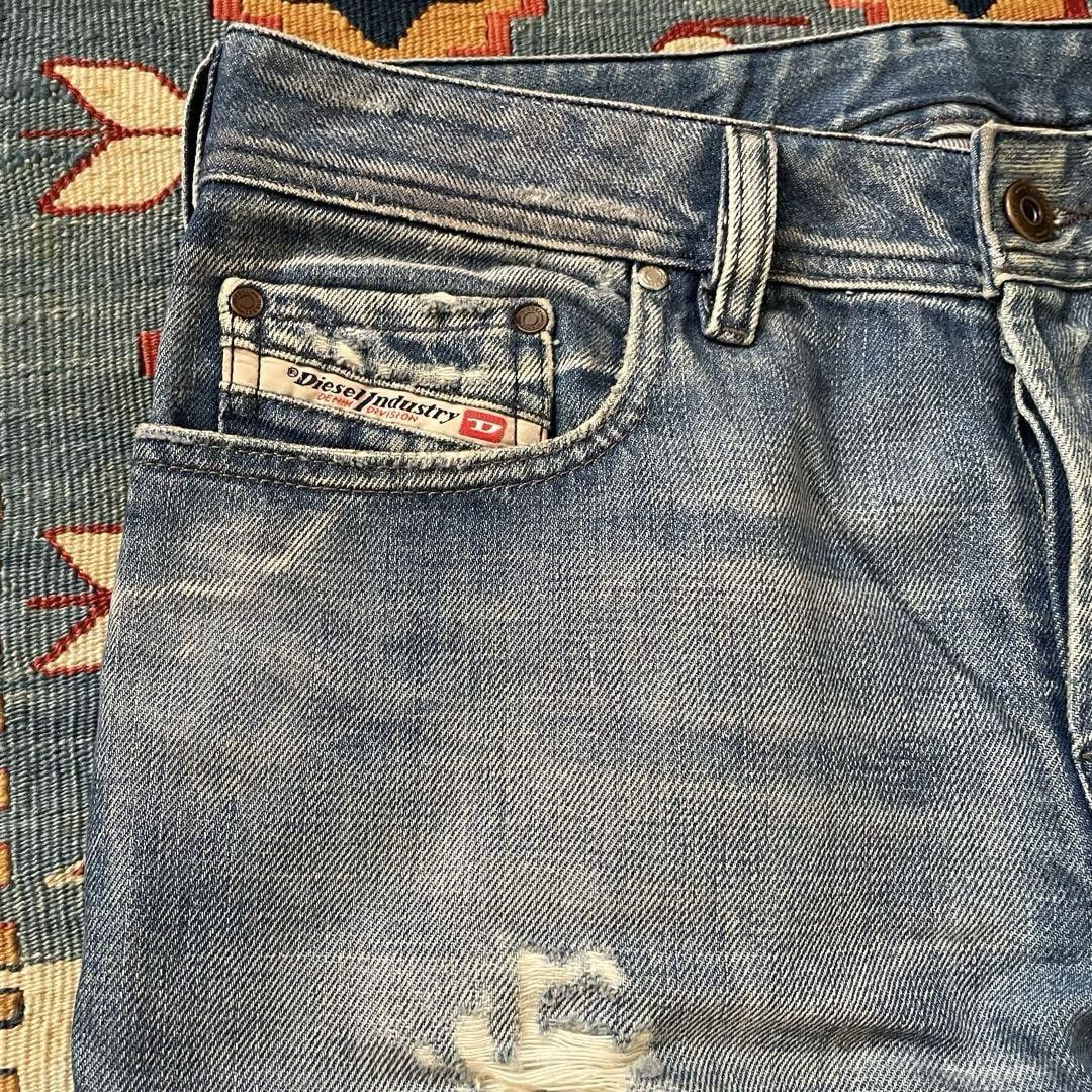 Diesel DIESEL JoJo Remake Flared Denim Pants Blue M Size US 33 - 3 Thumbnail