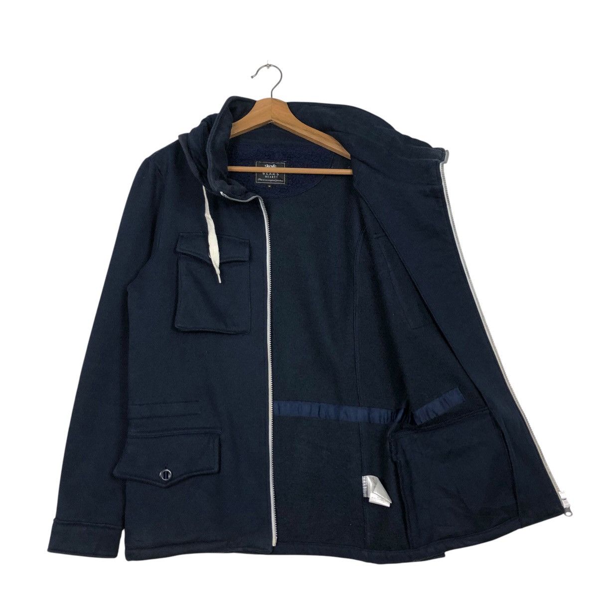 Beams Plus 📌Vintage Biker Jacket Zipper Beams Heart Issey Miyake Size US M / EU 48-50 / 2 - 13 Thumbnail