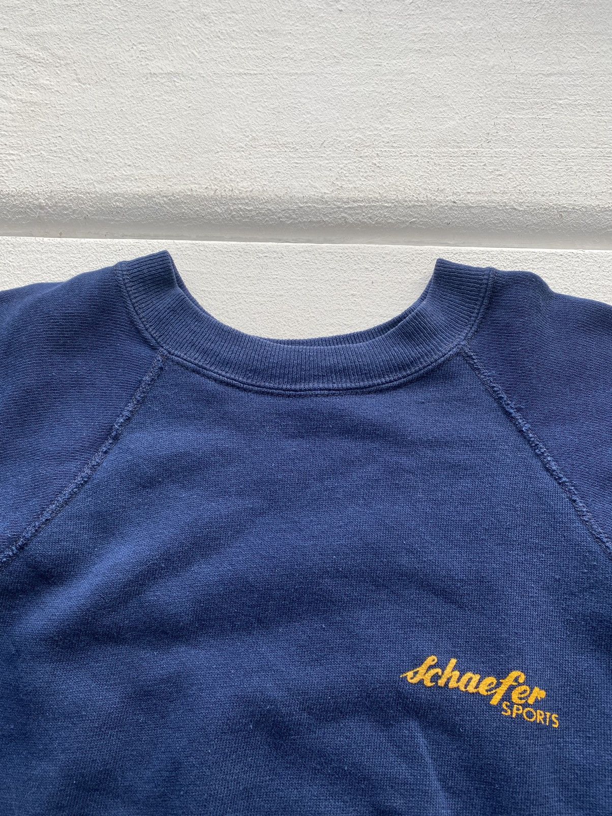 Champion × Vintage 1980s🔥OG VINTAGE CHAMPION BLUE SWEATSHIRT USA MADE MENS RARE Size US S / EU 44-46 / 1 - 8 Thumbnail