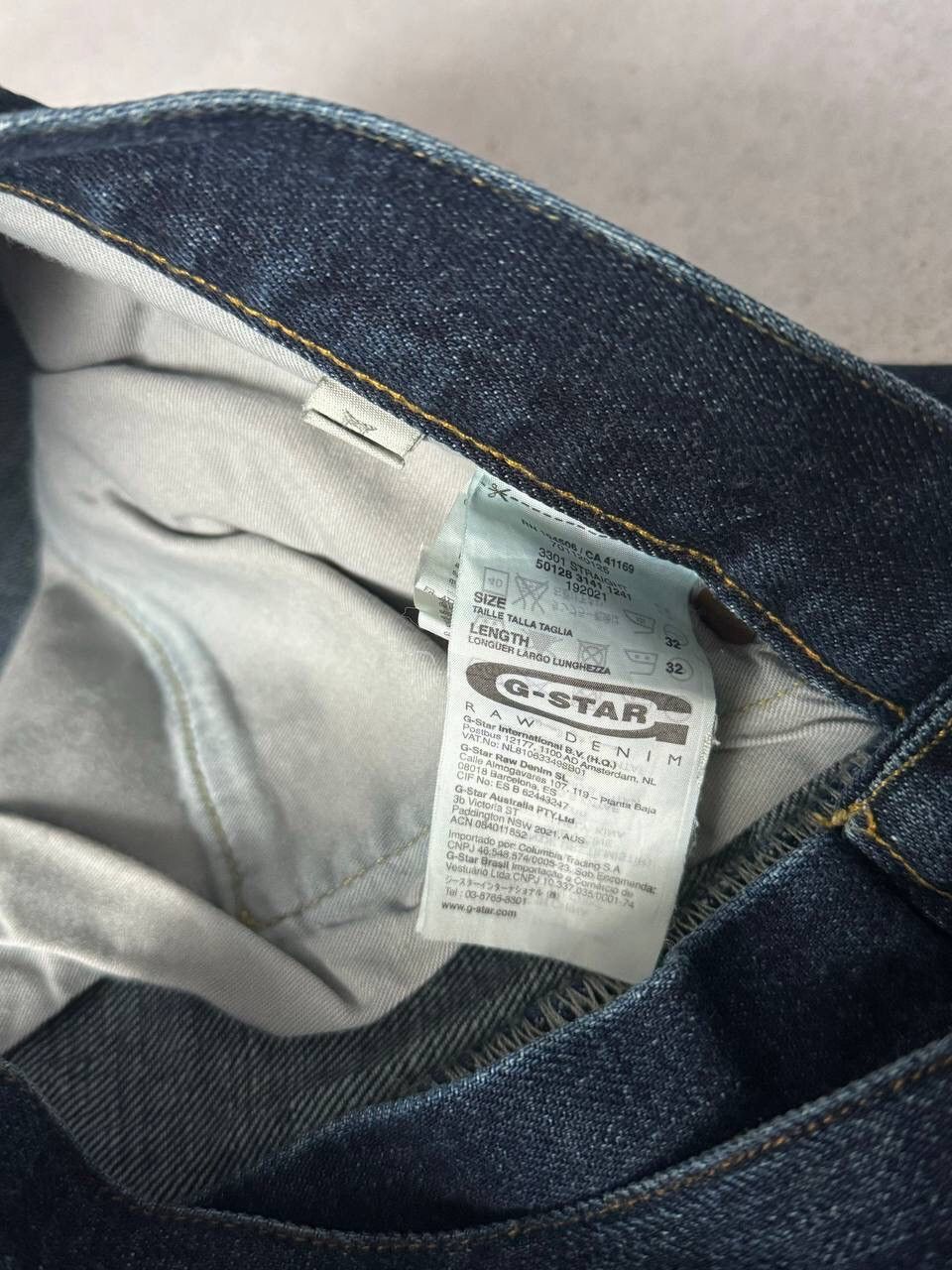 G-Star Vintage G Star Raw 3301 Denim Pants Y2K Ultra Rare Item Size US 32 / EU 48 - 6 Thumbnail