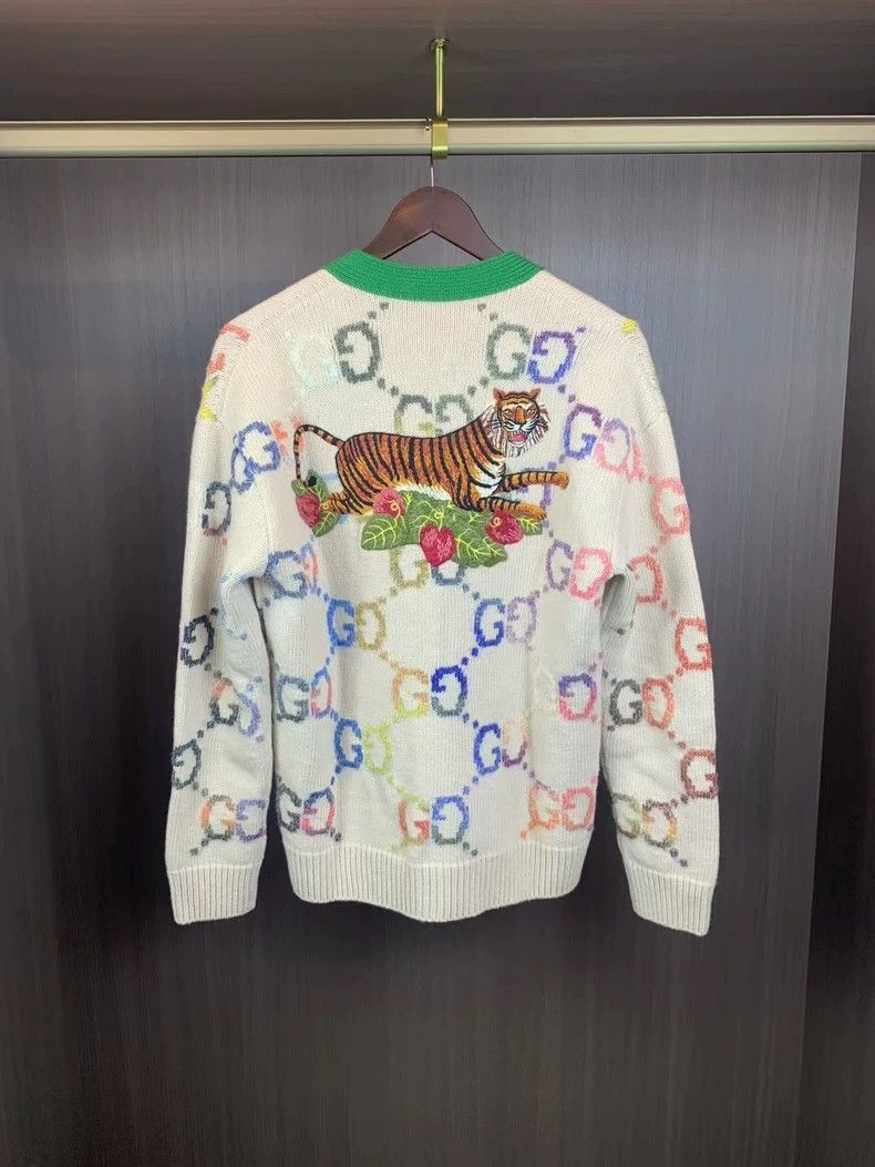 Gucci Gucci Tiger embroidered cardigan coat Size XS / US 0-2 / IT 36-38 - 2 Thumbnail
