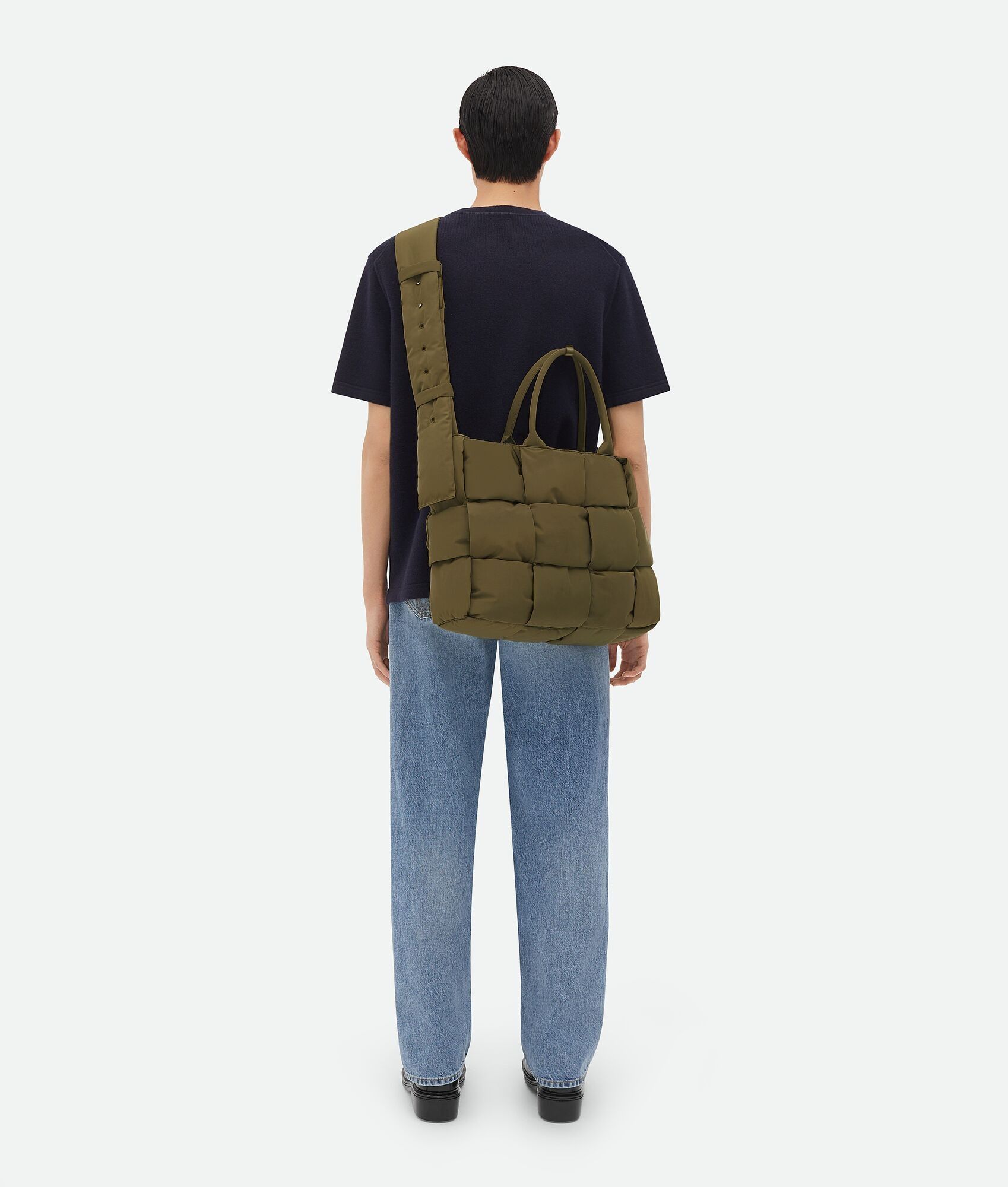 Bottega Veneta o1lf3ng10525 Size: OS / Large Arco Padded Tote Bag in Mud Size ONE SIZE - 4 Thumbnail