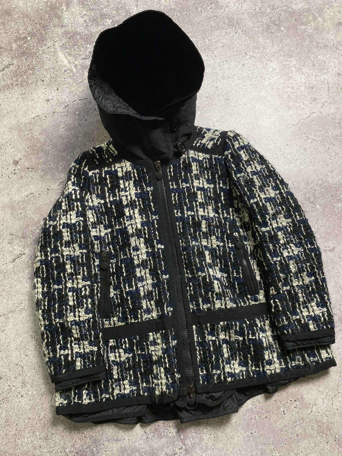 Moncler Moncler Tweed Jacket Size 1 Size S / US 4 / IT 40 - 2 Thumbnail