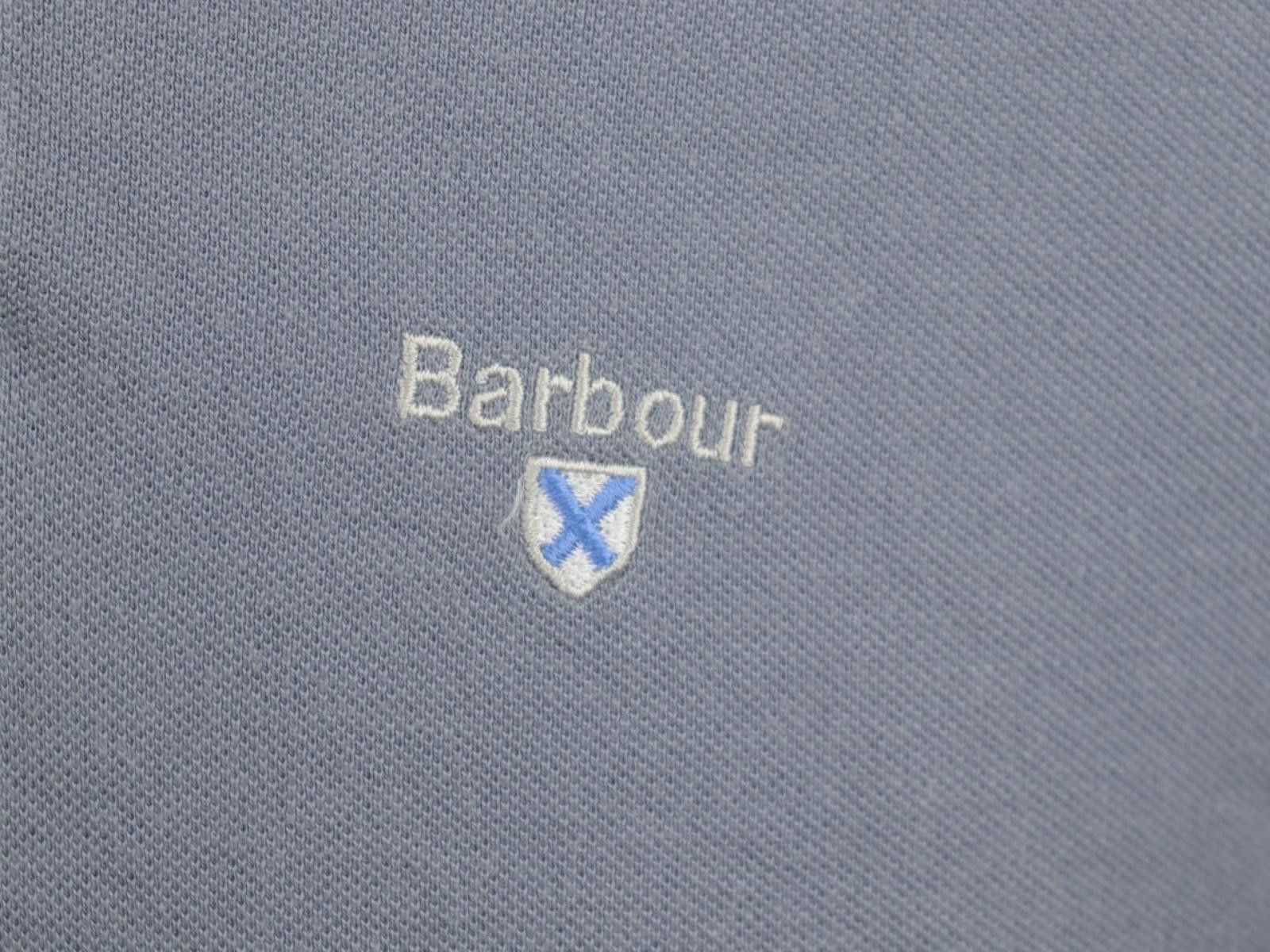 Barbour Barbour Gray 100% Cotton Collared Casual Polo Shirt Size M Size US M / EU 48-50 / 2 - 3 Thumbnail