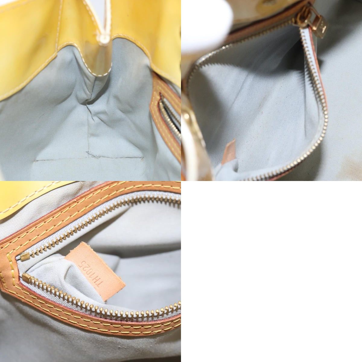 Louis Vuitton LOUIS VUITTON Monogram Vernis Reade PM Hand Bag Gris M91145 Size ONE SIZE - 12 Thumbnail