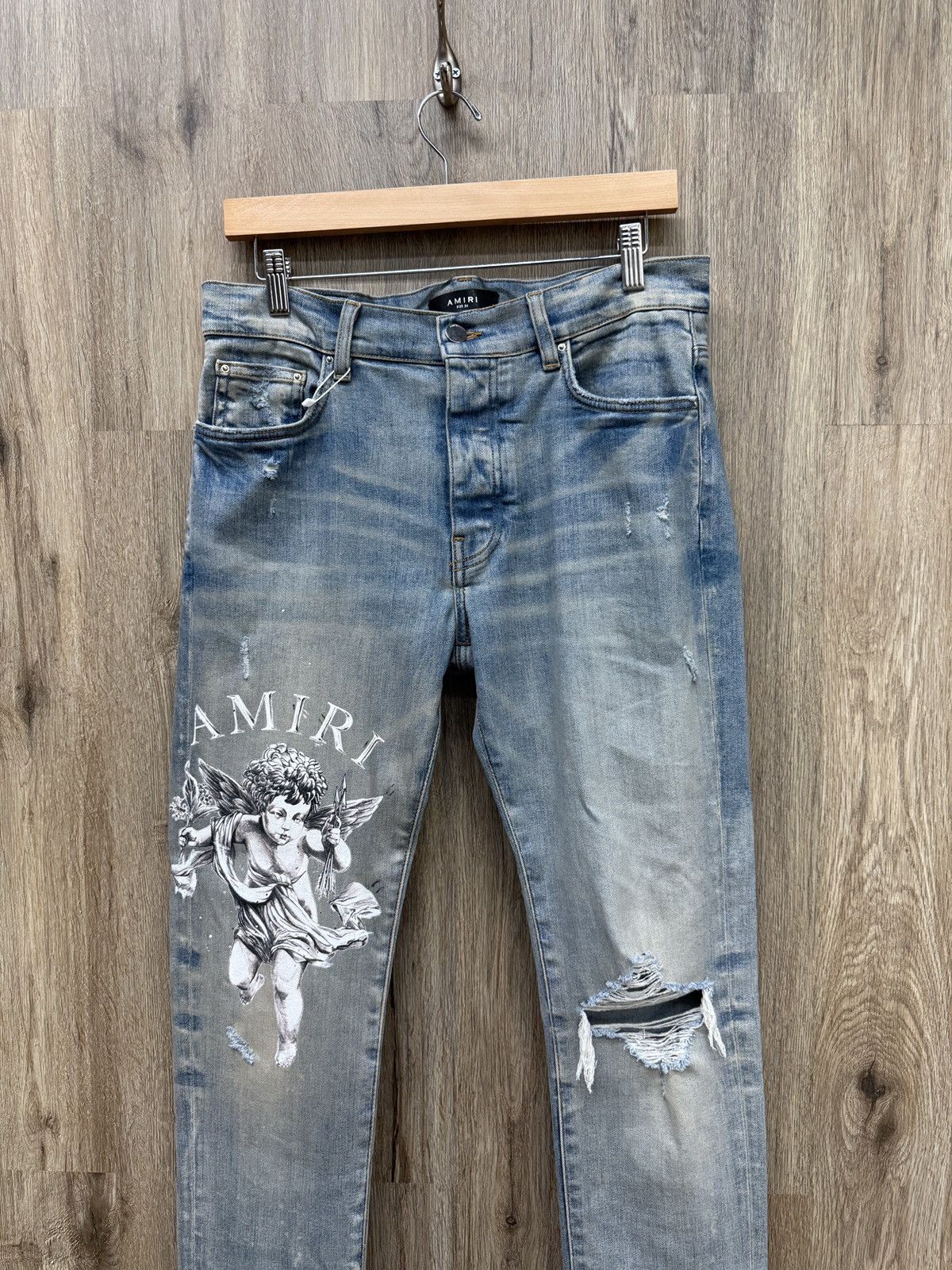 Amiri Amiri Cherbub Denim Jeans Size US 32 / EU 48 - 2 Thumbnail
