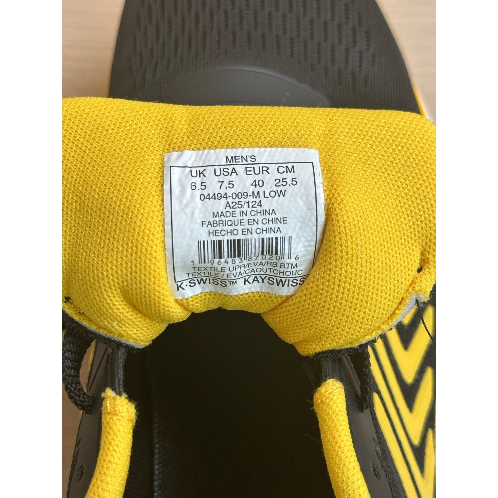 K-Swiss K-Swiss Melrose Tubes Lite Black Sneaker - Size 7.5M - New Size US 7.5 / EU 40-41 - 9 Thumbnail