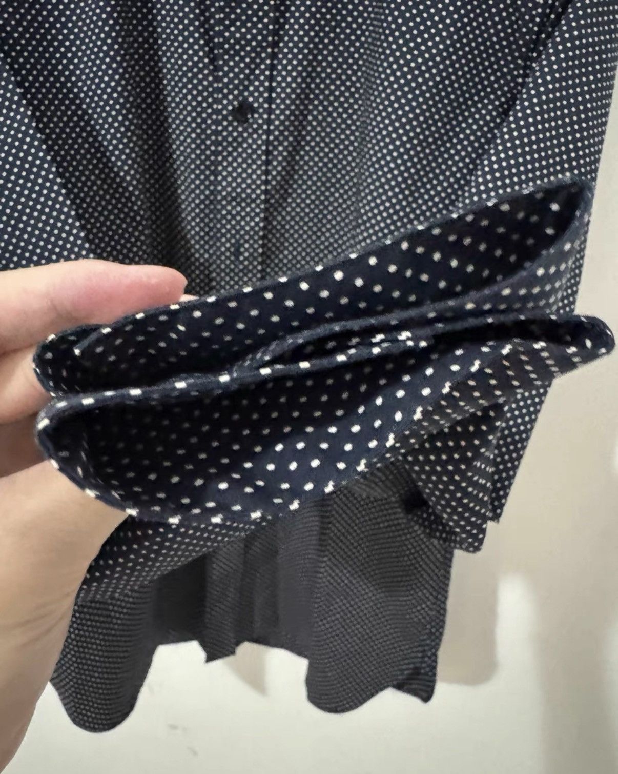 Saint Laurent Paris SLP 14SS Starry Sky All-Over Small Polka Dot Shirt Size US M / EU 48-50 / 2 - 5 Thumbnail