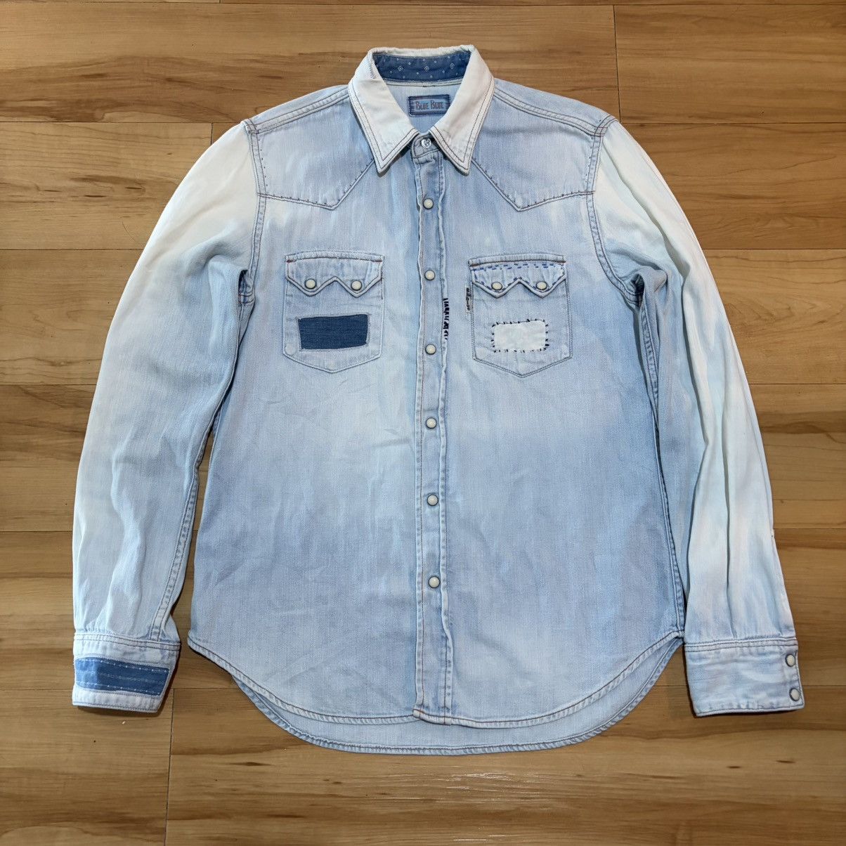 Blue Blue Japan Blue blue japan denim shirt Size US M / EU 48-50 / 2 - 1 Thumbnail