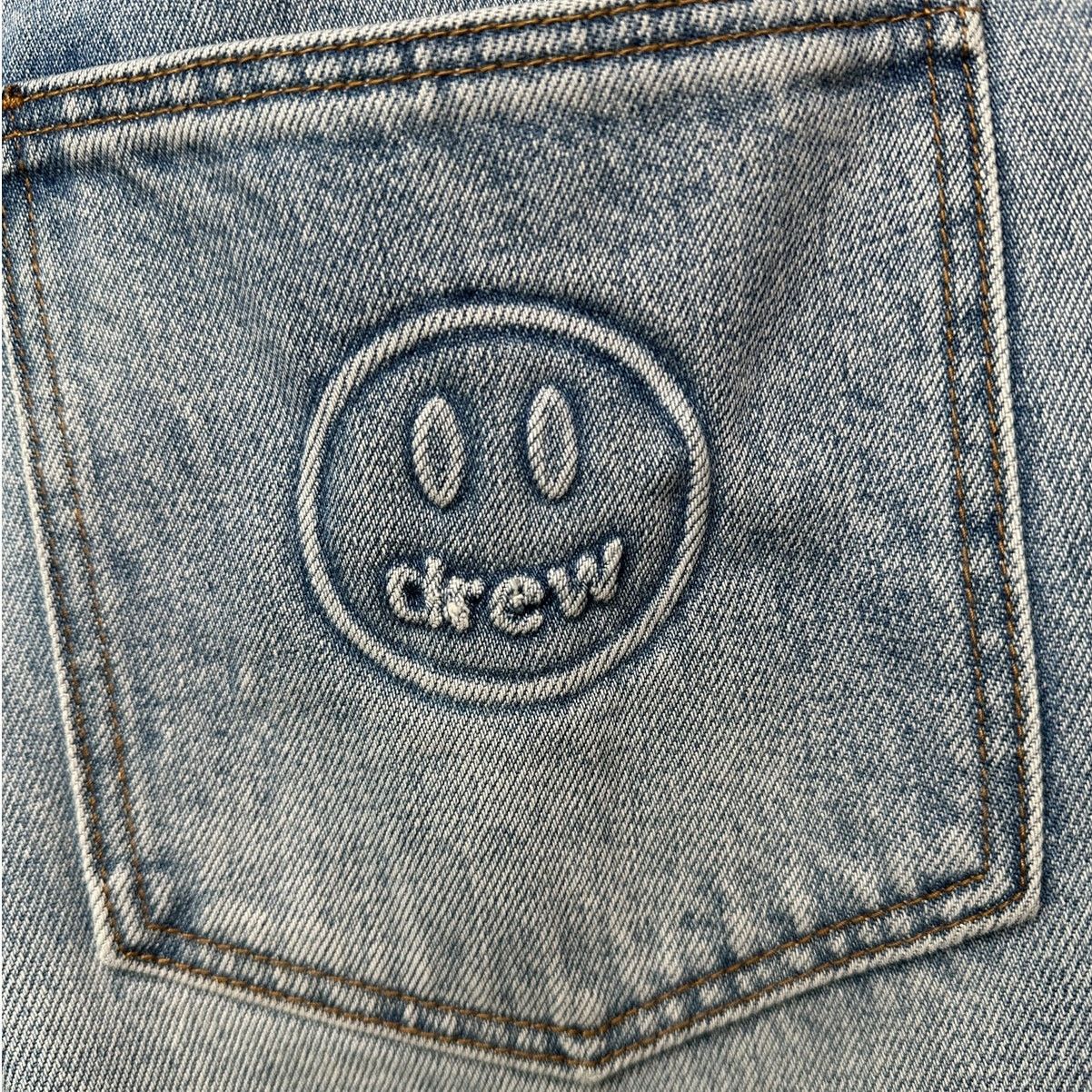 Drew House Drew House Distressed Jeans Blue Raw Hem Corduroy Patches 32 Size US 32 / EU 48 - 9 Thumbnail
