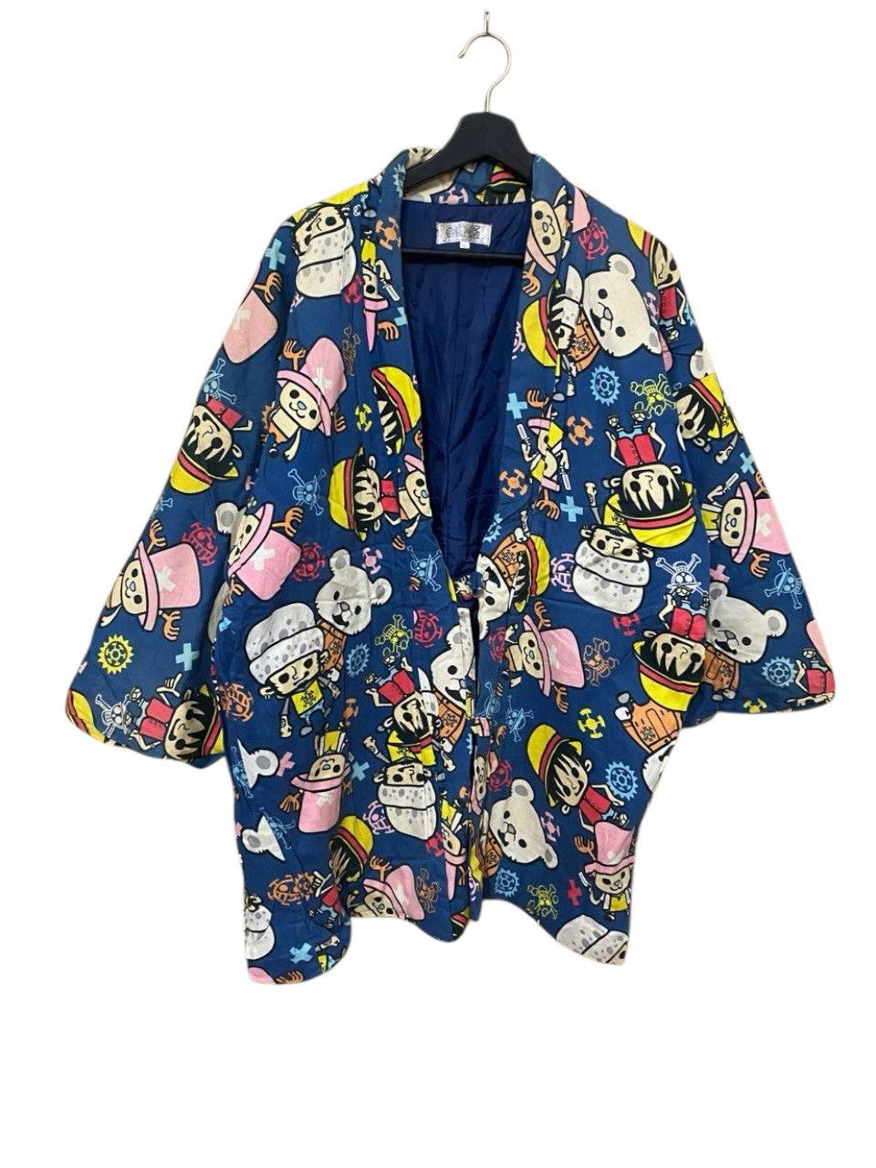 One Piece Vintage All Over Print One Piece Hanten Kimono Cardigan Size US L / EU 52-54 / 3 - 1 Thumbnail