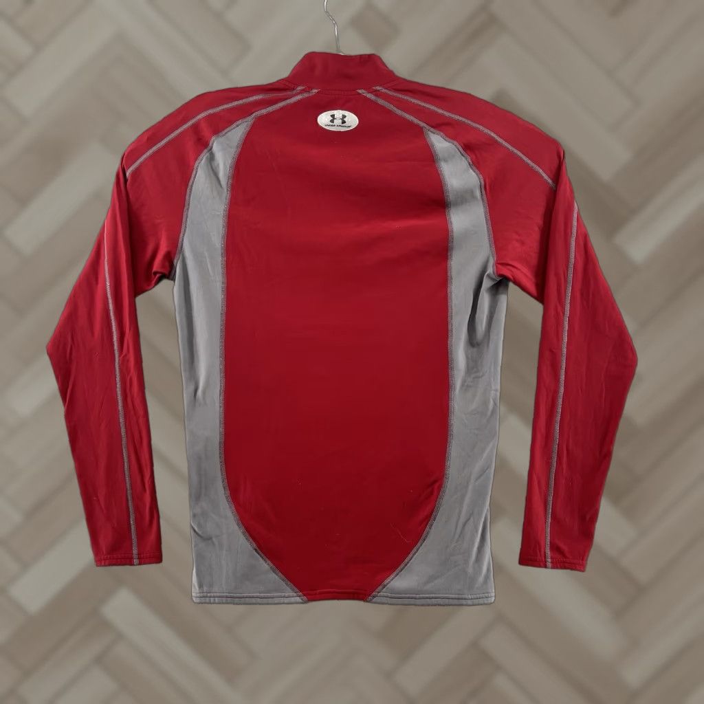 Under Armour Under armour Men XL Half Zip Pullover Sweater Red Solid Pullover Sweater Mens XL Size US XL / EU 56 / 4 - 1 Thumbnail