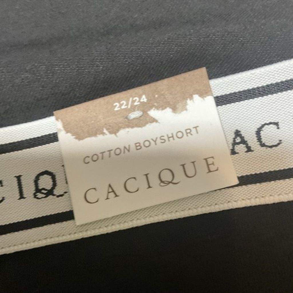 Other NWT Cacique Cotton Boyshorts Lot of 2 Panty Women 22/24 Size ONE SIZE - 3 Thumbnail