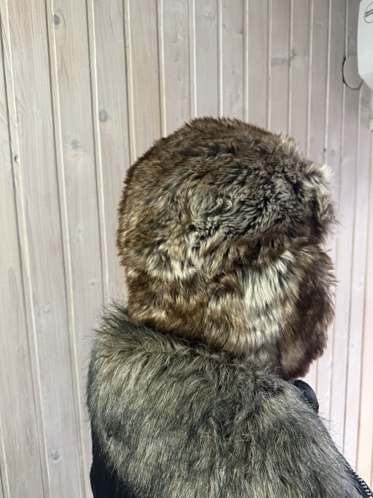 Vintage Y2K Fur Ushanka Vintage Fuzzy Trapper Hat Size ONE SIZE - 2 Thumbnail